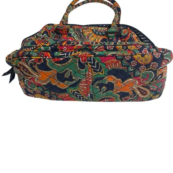 Vera Bradley Venetian Tote Double Handle Purse And Wallet ID/Money Holder - Picture 6 of 15